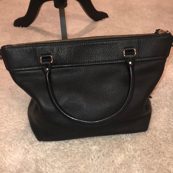 USED Kate Spade satchel bag- Black - Picture 2 of 6